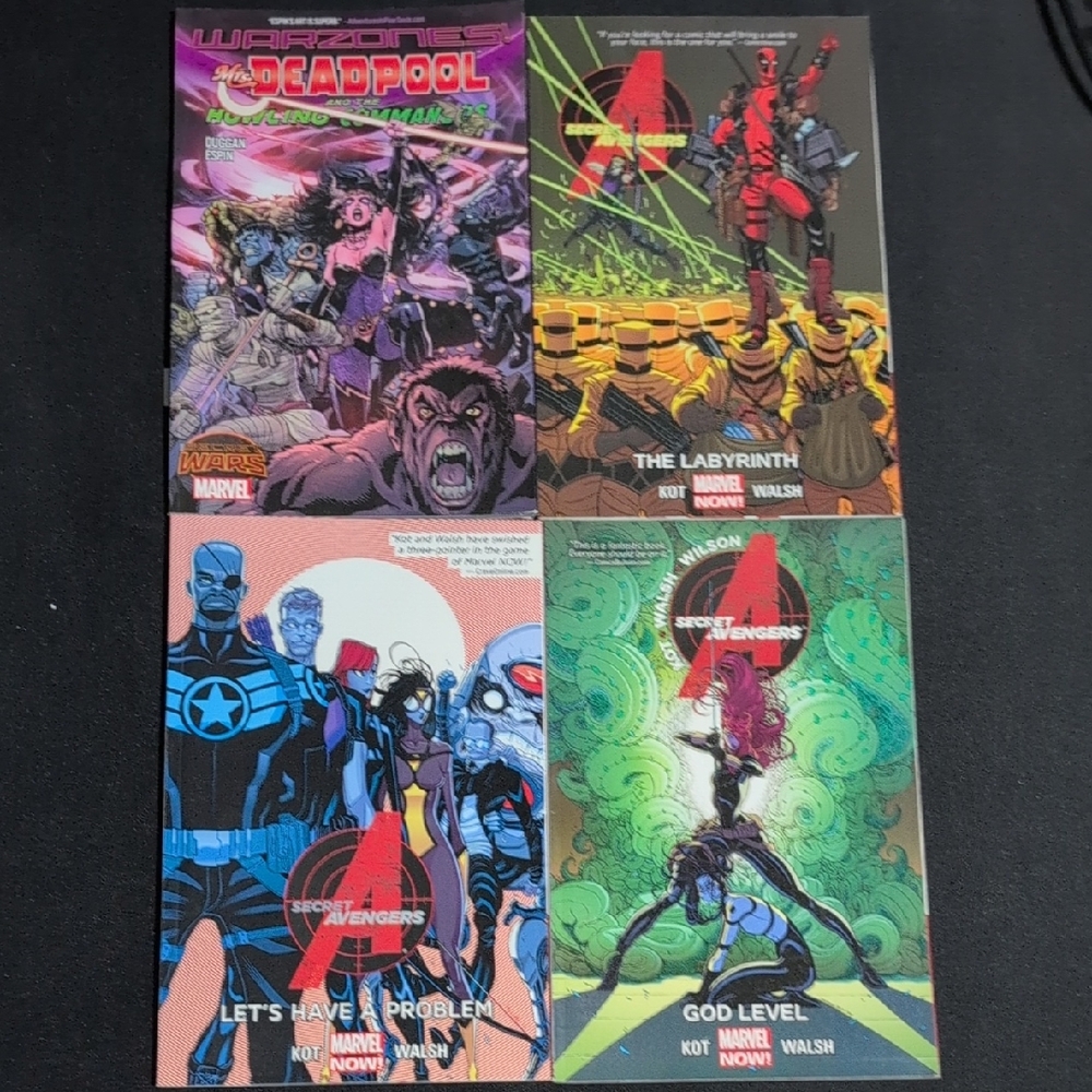 Marvel Comic Book Collection - Red, Blue, Green Covers